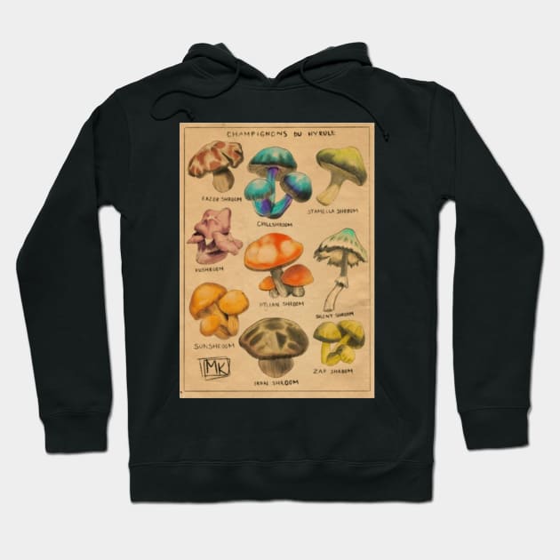 Champignons of Hyrule Hoodie by KaniaAbbi